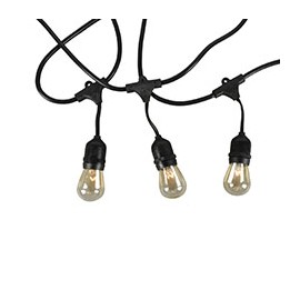 SERIE DE 10 LUCES LUZ AMARILLA TIPO BOMBILLA