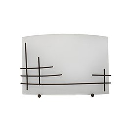 LÁMPARA DE PARED FORJA 1 LUZ E26 31 CM BLANCO