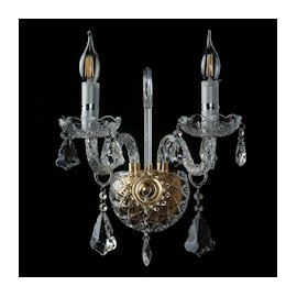 ARBOTANTE DE PARED PALACE PARA INTERIOR 2 LUCES