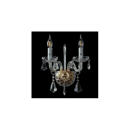 ARBOTANTE DE PARED PALACE PARA INTERIOR 2 LUCES