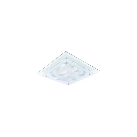 LÁMPARA PLAFÓN EMPOTRABLE VIZELA LED 36 X 36 X 6 CM BLANCO