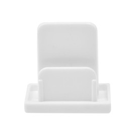 TAPA DE CONECTOR PARA RIEL PLÁSTICO BLANCO