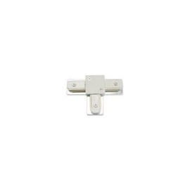 CONECTOR PARA RIEL "T" ALUMINIO BLANCO