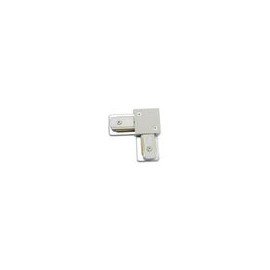 CONECTOR PARA RIEL "L" ALUMINIO BLANCO