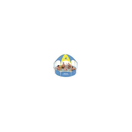 ALBERCA CON TECHO CIRCULAR REDONDA DE 1,688 L PARA 4 PERSONAS DE 244 X 51 CM