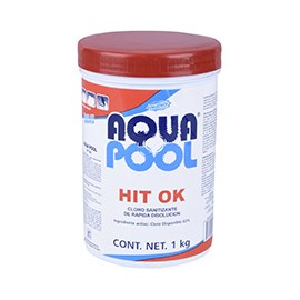 CLORO SANITIZANTE HIT OK 1 KG AQUA POOL
