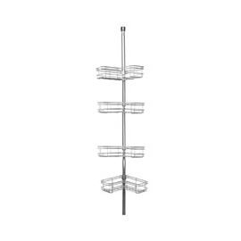 ESQUINERO ORGANIZADOR PARA REGADERA 246 X 30.9 CM PLATA GLACIER BAY