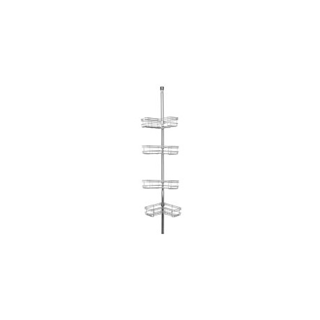ESQUINERO ORGANIZADOR PARA REGADERA 246 X 30.9 CM PLATA GLACIER BAY