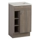GABINETE PARA BAÑO CARTAGENA CAFÉ CON LAVABO 84.15 X 46.36 X 42.2 CM DE PISO