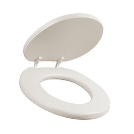 ASIENTO PARA BAÑO ACOLCHADO REDONDO HUESO FRENTE CERRADO BEMIS