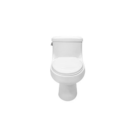 SANITARIO VERONA 1 PIEZA ALARGADO 4.8 L BLANCO