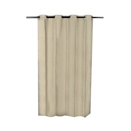 CORTINA CORREDIZA DE POLIÉSTER BEIGE 210 X 135 X .3 CM