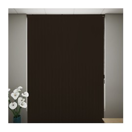 PERSIANA VERTICAL DE PVC 160 X 220 CM CAFÉ MADERA