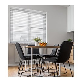 PERSIANA PROVISIONAL CON FILTRADO DE LUZ DE 142 X 160 CM BLANCO