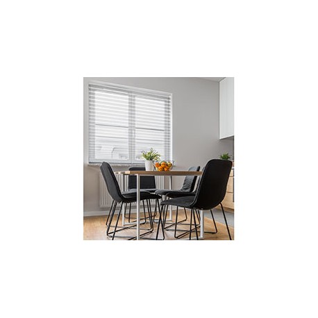 PERSIANA PROVISIONAL CON FILTRADO DE LUZ DE 142 X 160 CM BLANCO