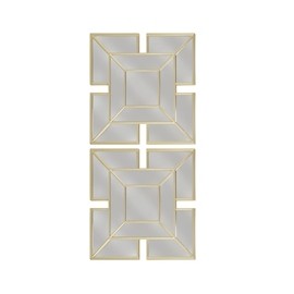 ESPEJO DECORATIVO DIAMANTE DORADO