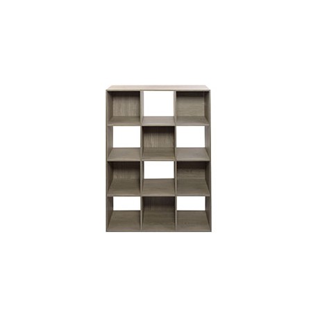 ORGANIZADOR APILABLE DE 12 CUBOS GRIS