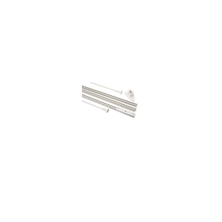 RIEL FLEXIBLE PARA CORTINA DE BAÑO BLANCO