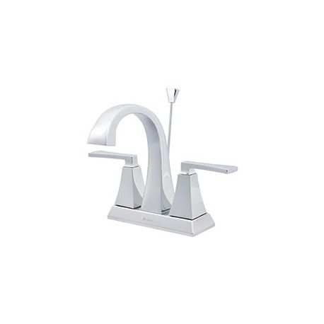 MEZCLADORA PARA LAVABO ALWEN DUOMANDO DE 19 X 16 CM LATÓN