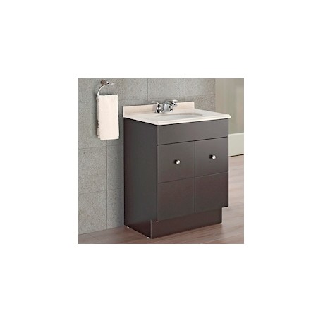 GABINETE PARA BAÑO MADRID CAFÉ CON LAVABO 89.5 X 62.2 X 42.2 CM DE PISO
