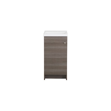 GABINETE PARA BAÑO WELLINGTON GRIS CON LAVABO 87.9 X 43.2 X 32.5 CM DE PISO
