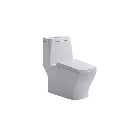 SANITARIO DUBLIN 1 PIEZA ALARGADO 3 Y 4.8 L BLANCO