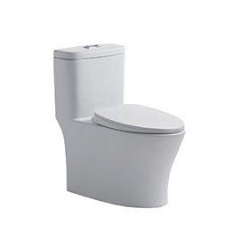 SANITARIO OSLO 1 PIEZA ALARGADO 3 Y 4.8 L BLANCO ALTURA CONFORTABLE