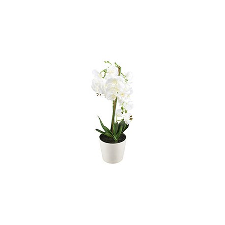 ORQUÍDEA ARTIFICIAL BLANCA 68 CM