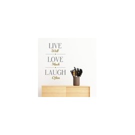 VINIL CASA LIVE, LOVE & LAUGH