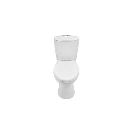 SANITARIO AQUAPRO 2 PIEZAS ALARGADO 3.2 Y 4.8 L BLANCO ALTURA CONFORTABLE