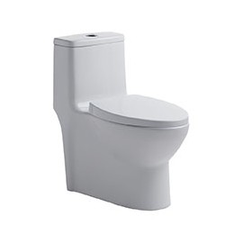 SANITARIO MILAN 1 PIEZA ALARGADO 3 Y 4.8 L BLANCO ALTURA CONFORTABLE