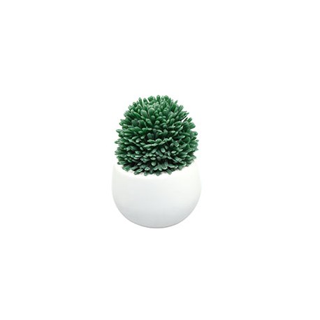 PLANTA DECORATIVA PLÁSTICO SUCULENTA MEDIANA 10 CM CON MACETA DE PLÁSTICO