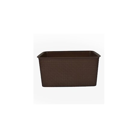 GAVETA GRANDE 39.5 X 26.8 X 19.2 CM CHOCOLATE HOME & HOME