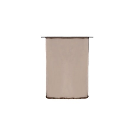 CORTINA DE TERGAL PARA VENTANA POLIÉSTER CAFÉ CLARO 210 X 140 CM