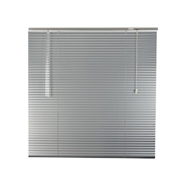 PERSIANA HORIZONTAL DE ALUMINIO 160 X 160 CM PLATA