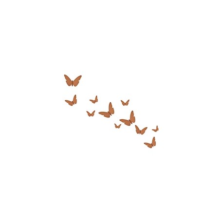 MARIPOSAS 3D CHOCOLATE 12 PIEZAS