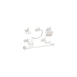 JUEGO DE ACCESORIOS DE BAÑO BELCY 6 PIEZAS CROMO SATINADO