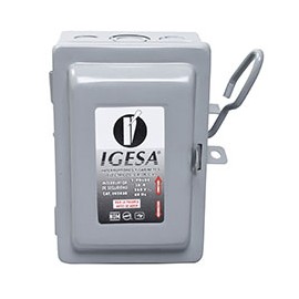 INTERRUPTOR DE SEGURIDAD DE 2 POLOS 30 AMPERES IGESA