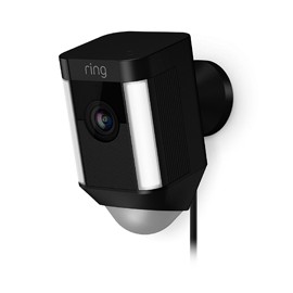 RING CÁMARA DE SEGURIDAD EXTERIOR SPOTLIGHT C/CABLE