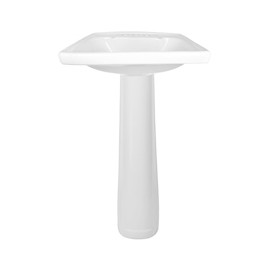 LAVABO CON PEDESTAL URBAN CIVIC 4" BLANCO