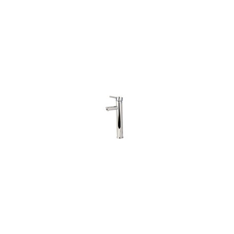 MEZCLADORA MONOMANDO ALTA PARA LAVABO DE OVALÍN 12 PULGADAS CROMO RUGO