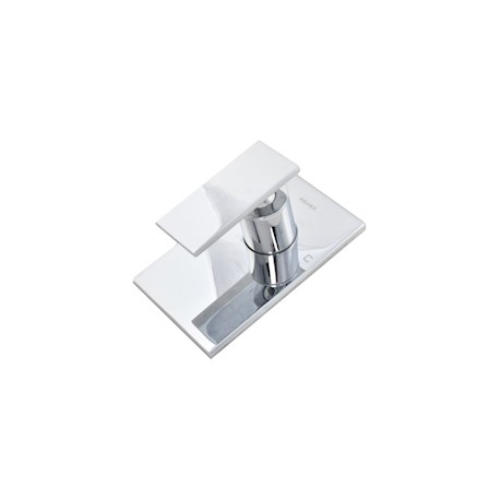 MEZCLADORA MONOMANDO MÁXIMA 18 x 11.5 CM PLATA HELVEX