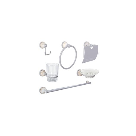JUEGO DE ACCESORIOS NEIVA PARA BAÑO DE ZINC 6 PIEZAS