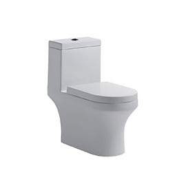 SANITARIO VIENA 1 PIEZA ALARGADO 4.8 L BLANCO ALTURA CONFORTABLE