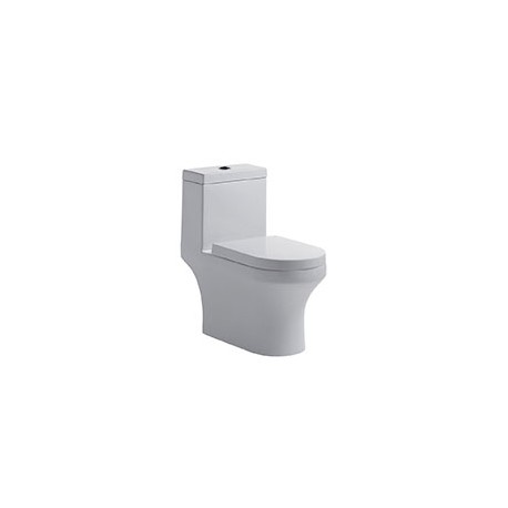 SANITARIO VIENA 1 PIEZA ALARGADO 4.8 L BLANCO ALTURA CONFORTABLE