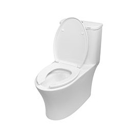 SANITARIO RIVOLI 1 PIEZA ALARGADO 4.8 L BLANCO ALTURA CONFORTABLE