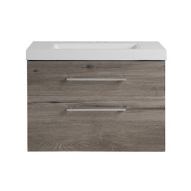MUEBLE PARA BAÑO LARISSA GRIS CON LAVABO 56.52 X 77.47 X 47.63 CM EMPOTRABLE