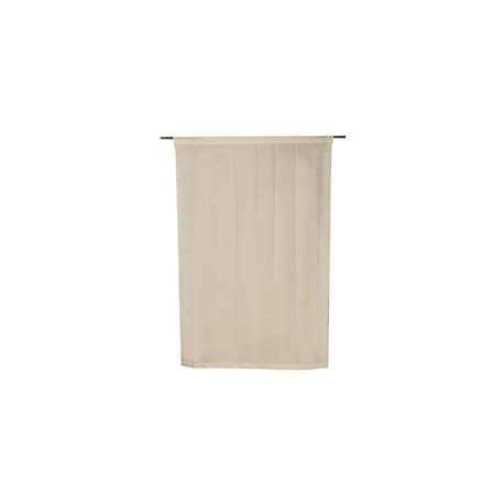CORTINA DE JACQUARD PARA VENTANA POLIÉSTER BEIGE 210 X 140 CM