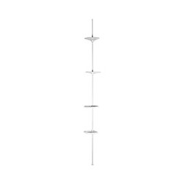ESQUINERO DE TENSIÓN POLIPROPILENO DE 246 CM BLANCO BATH ACCENTS