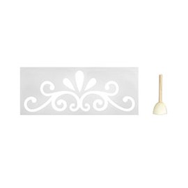 PLANTILLA DECORATIVA DISEÑO ORNAMENTAL 29 X 12 CM